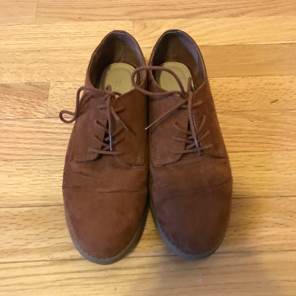 *CLEARANCE* brown forever 21 suede shoes